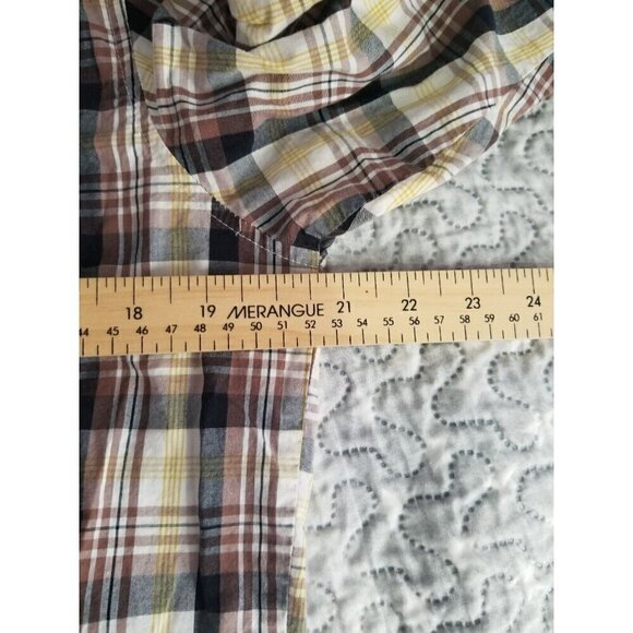 Vintage Wrangler "American Cowboys Choose" Pearl Snap Mens Med. Contrast Stitch - Picture 7 of 9